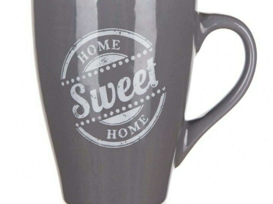 Κούπα Sweet Home BQ60337151 310ml Grey Banquet Κεραμικό