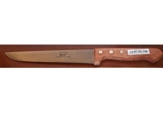 Μαχαίρι Γενικής Χρήσης KK30050007 17,5cm Από Ανοξείδωτο Ατσάλι Silver-Brown Max Home Ανοξείδωτο Ατσάλι
