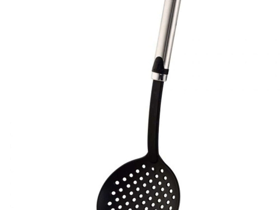Κουτάλα Ξαφρίσματος Gizmo BG00003062 32cm Inox-Black Bergner Ανοξείδωτο Ατσάλι,Nylon