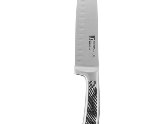 Μαχαίρι Chef Santoku Harley BG00004230 17,5cm Inox-Black Bergner Ανοξείδωτο Ατσάλι