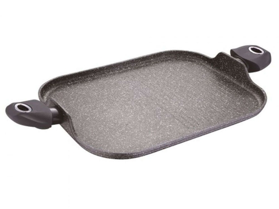 Πλάκα Ψησίματος Αντικολλητική Orion BG0OR08523 35,5x28,3x1,3cm Black Bergner Αλουμίνιο
