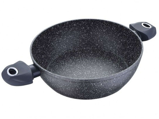 Κατσαρόλα Ρηχή Αντικολλητική Orion BG0OR08518 Φ24x6,5cm 2,3lt Black Bergner 24cm Αλουμίνιο
