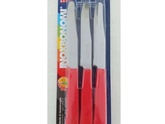 Μαχαίρια (Σετ 6Τμχ) BM30006005 Red Inoxbonomi Ανοξείδωτο Ατσάλι