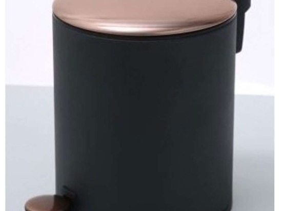 Κάδος Απορριμμάτων NK10360412 Φ25x38cm 12lt Black-Copper Max Home Μέταλλο