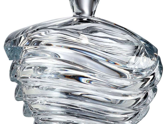 Φοντανιέρα Wave CTB03500303 22x16x20cm Κρυστάλλινη Clear Βοημίας Κρύσταλλο