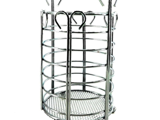 Βάση Εργαλείων Κουζίνας XN00012018 Φ20x20,5cm Silver Max Home Μέταλλο