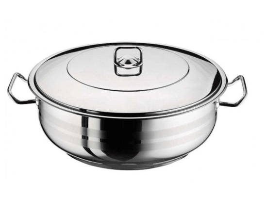 Κατσαρόλα Ημίχυτρα Arian ISF00100328 28x8cm 5Lt Inox Isfa Metal 28cm Ανοξείδωτο Ατσάλι