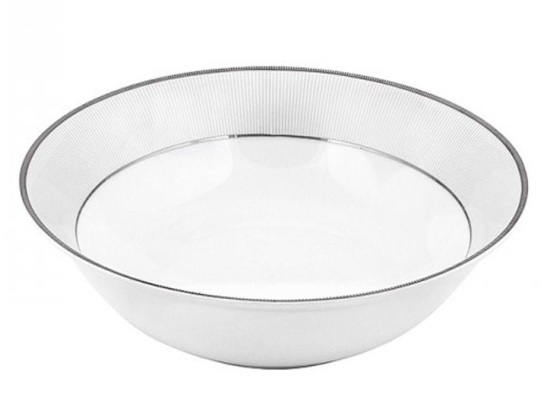 Σαλατιέρα Classic Stripes PR17310204 Φ23cm Black-White Oriana Ferelli® Small Πορσελάνη