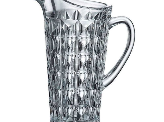 Κανάτα Σερβιρίσματος Diamond CTB03102700 1250ml Clear Από Κρύσταλλο Βοημίας Κρύσταλλο