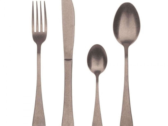 Μαχαιροπίρουνα Vintage (Σετ 24Τμχ) BG00005135 Silver Bergner 24 τμχ Ανοξείδωτο Ατσάλι