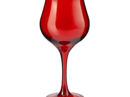 Ποτήρι Κρασιού Wavy (Σετ 6Τμχ) PB44025800 305ml Red Pasabahce Γυαλί