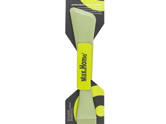 Σπάτουλα & Πινέλο Σιλικόνης 2 σε 1 OL06060000 26,5cm Light Green Max Home Σιλικόνη