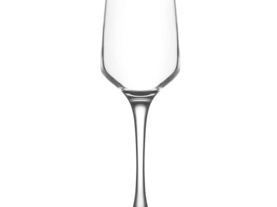 Ποτήρια Σαμπάνιας Κολωνάτα Lal (Σετ 6Τμχ) LVLAL54523F 230ml Clear Lav Γυαλί