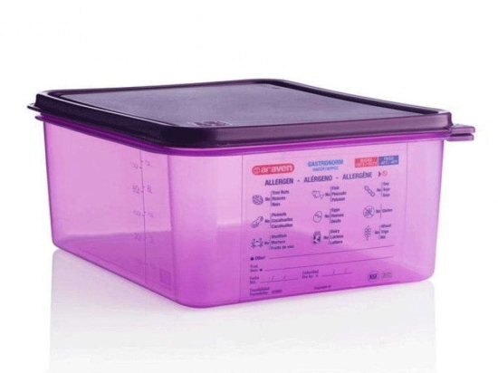 Δοχείο Τροφίμων Αεροστεγές AR00061391 32,5x26,5x15cm 10Lt Purple Araven Πλαστικό