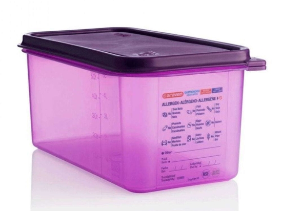 Δοχείο Τροφίμων Αεροστεγές AR00061393 32,5x17,6x15cm 6Lt Purple Araven Πλαστικό