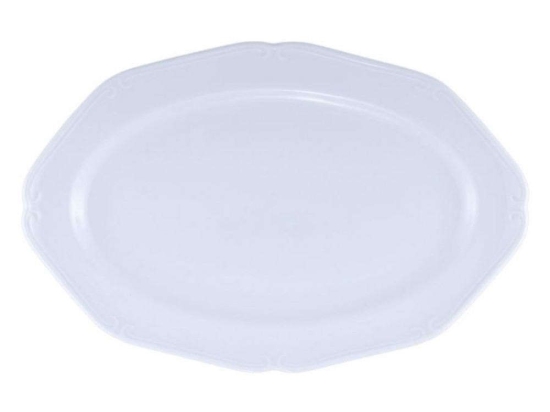 Πιατέλα Σερβιρίσματος Οβάλ Toscany PRPW070005 25cm White Oriana Ferelli® Πορσελάνη