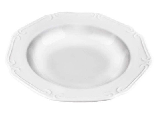 Πιάτο Βαθύ Toscany PRPW070002 Φ23cm White Oriana Ferelli® Πορσελάνη