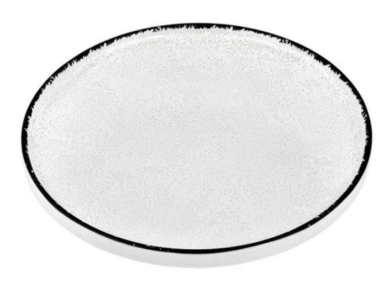 Πιάτο Ρηχό Vertical PR182746322 Φ22cm White Oriana Ferelli® Πορσελάνη