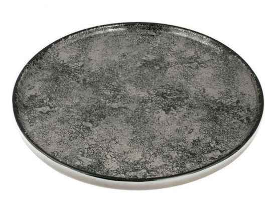 Πιάτο Ρηχό Vertical PR182743626 Φ26cm Grey Oriana Ferelli® Πορσελάνη