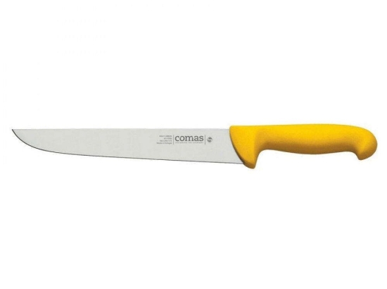 Μαχαίρι Κρέατος Carbon CO1012224 24cm Yellow Comas Ανοξείδωτο Ατσάλι