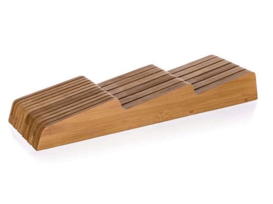 Βάση Μαχαιριών Bamboo BQ25107001 38,5x10x5cm Natural Banquet Bamboo