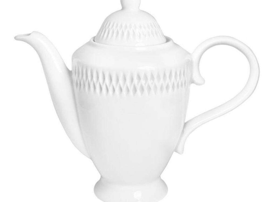 Τσαγιέρα Diamante PRPW430015 1210ml White Oriana Ferelli® Πορσελάνη