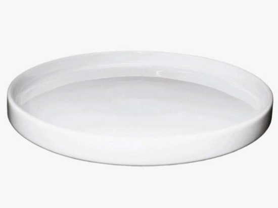 Πιάτο Ρηχό Vertical PR000PH322 Φ22cm White Oriana Ferelli® Πορσελάνη
