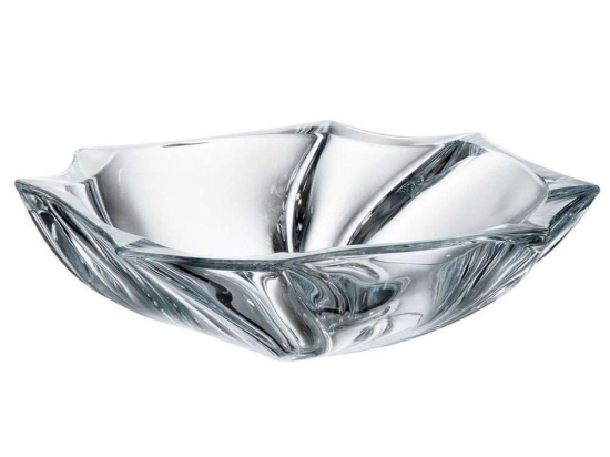 Φρουτιέρα Neptune CTB02200405 33cm Clear Από Κρύσταλλο Βοημίας Κρύσταλλο