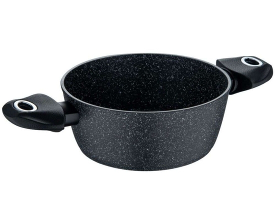 Κατσαρόλα Αντικολλητική Black Orion BG0OR34769 Φ28x13cm 6,7lt Black Bergner 28cm Αλουμίνιο
