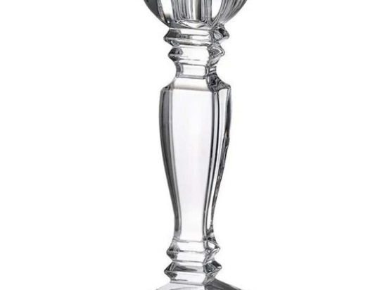 Κηροπήγιο Roxana CBH06100502 18cm Clear Από Κρύσταλλο Βοημίας Κρύσταλλο