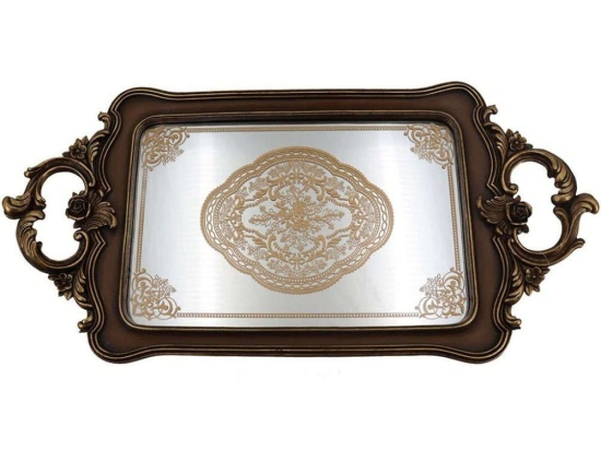 Δίσκος Σερβιρίσματος XL23042016 51,2x25,4cm Brown Oriana Ferelli® Πολυρεσίνη