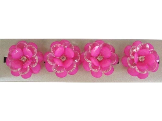 Δαχτυλίδια Για Πετσέτες (Σετ 4Τμχ.) 725595 Fuchsia Ankor Μέταλλο