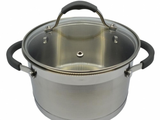 Κατσαρόλα Με Γυάλινο Καπάκι Κ7800-20 Φ20cm-3,6Lt Inox Ankor 20cm Ανοξείδωτο Ατσάλι