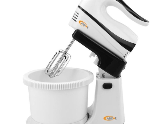 Μίξερ Με Κάδο MB-775637 500W White-Black Ankor Μέταλλο,Πλαστικό