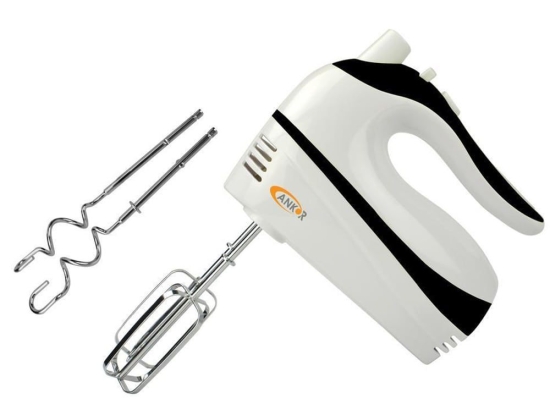 Μίξερ Χειρός M-775620 500W White-Black Ankor Μέταλλο,Πλαστικό