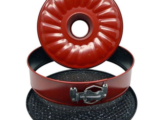 Φόρμα Διαιρούμενη Αντικολλητική 799961 28x6,8cm Red-Black Ankor Αλουμίνιο