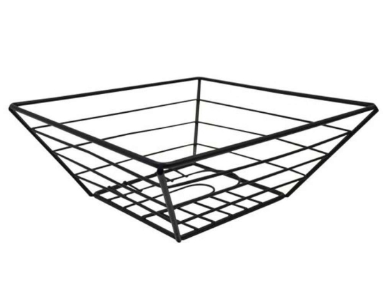 Φρουτιέρα Μεταλλική 814183 25x25x9cm Black Ankor Μέταλλο