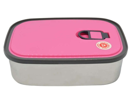 Δοχείο Φαγητού 818631 0,75lt Inox-Pink Ankor Ατσάλι,Πλαστικό