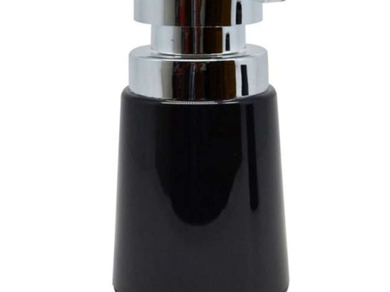 Δοχείο Κρεμοσάπουνου ST34512 8,9x9,8x15,6cm Black Ankor Πλαστικό