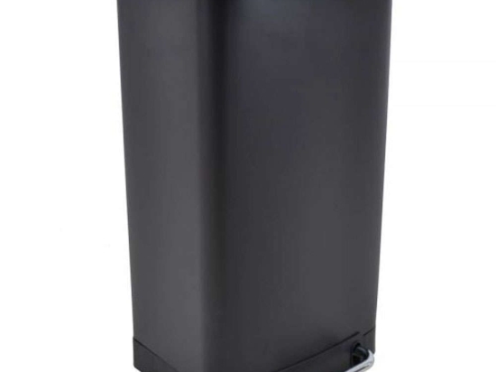 Κάδος Απορριμμάτων Soft Close 817009 30lt Black Ankor Μέταλλο