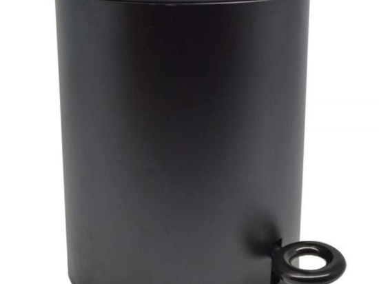 Κάδος Απορριμμάτων Soft Close 817313 5lt Black Ankor Ανοξείδωτο Ατσάλι