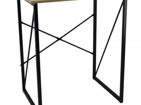 Γραφείο 805129 65x45x75cm Black-Natural Ankor