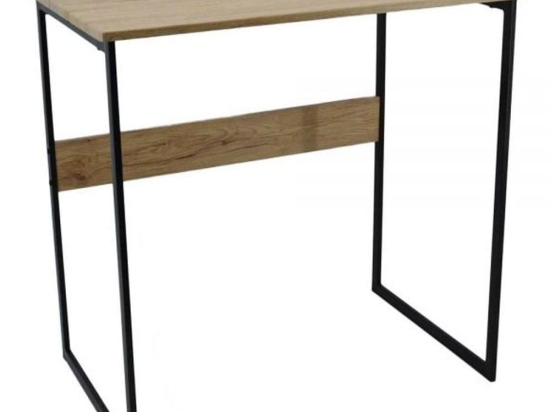 Γραφείο 805150 80x50x75cm Black-Natural Ankor