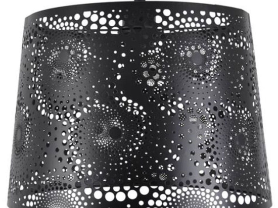 Φωτιστικό Οροφής 814848 35x35cm 1xE27 60W Black Ankor