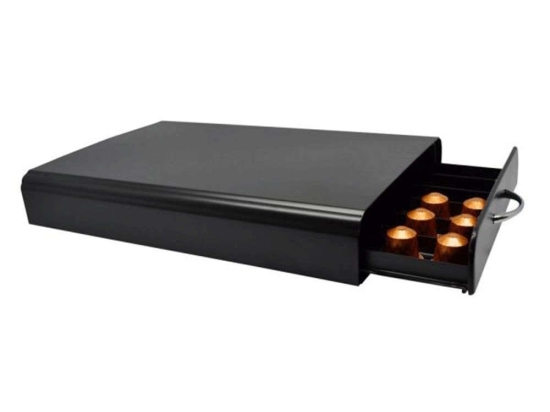 Βάση Για Κάψουλες Espresso 819737 26,5x39x6,5cm Black Ankor Μέταλλο