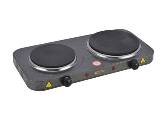 Εστία Ηλεκτρική 2 Θέσεων 818587 48x27x7cm 1000W & 1500W Anthracite Ankor Μέταλλο