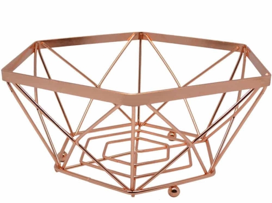 Φρουτιέρα 820498 20,8x24,5x12cm Rose Gold Ankor Μέταλλο