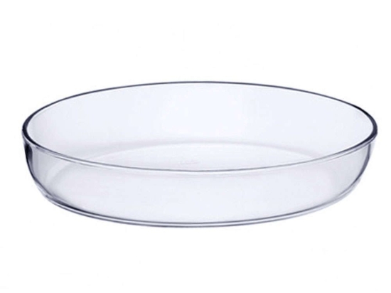 Πυρίμαχο Σκεύος Γυάλινο Στρογγυλό 820764 32x32x5cm Clear Ankor Γυαλί