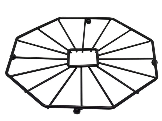 Σουπλά Μαγειρικών Σκευών 819584 18x18x1cm Black Ankor Μέταλλο