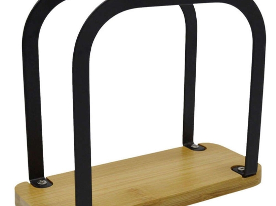 Χαρτοπετσετοθήκη 819676 15x6x12,5cm Natural-Black Ankor Μέταλλο,Bamboo